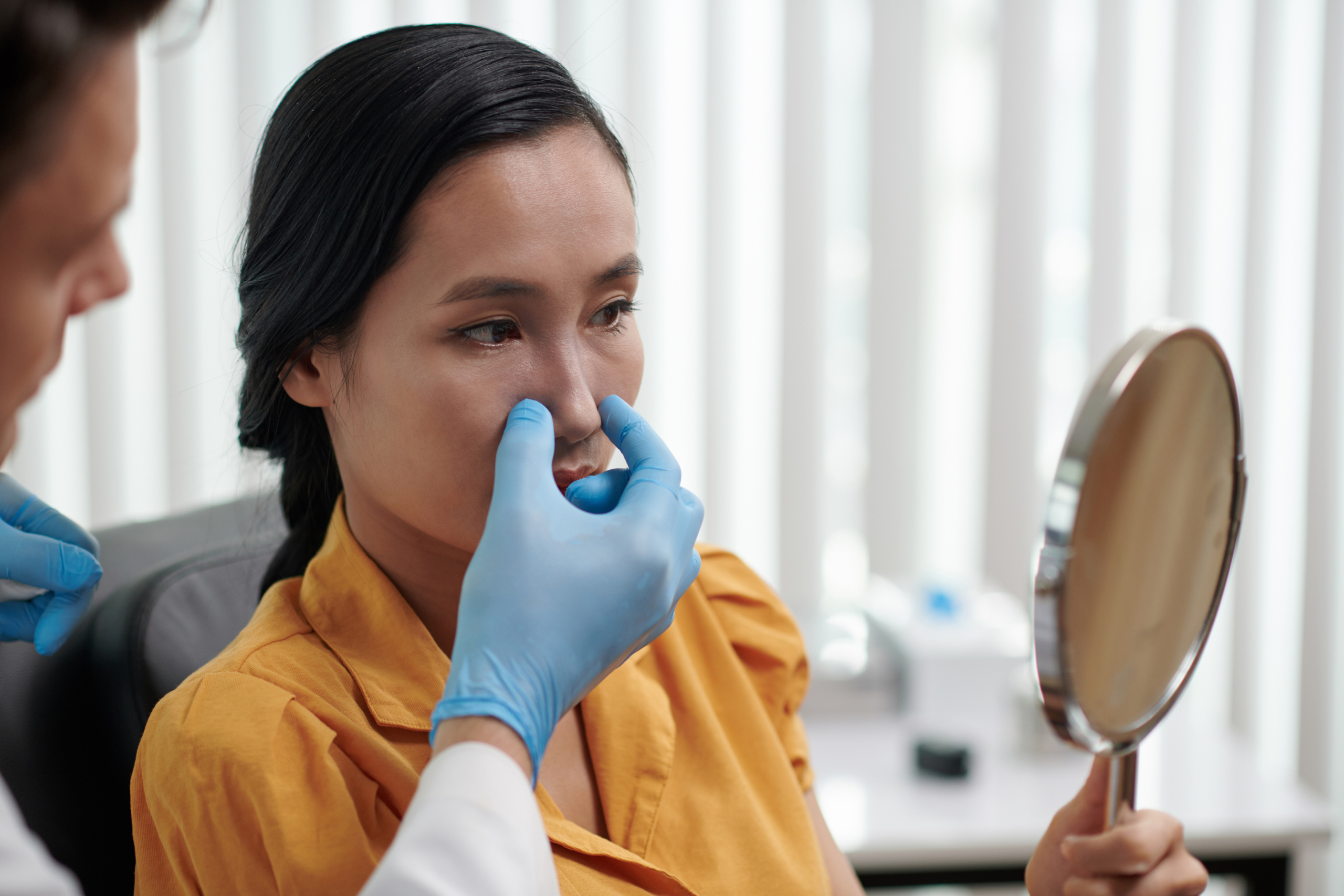 Résultats définitifs après une rhinoplastie