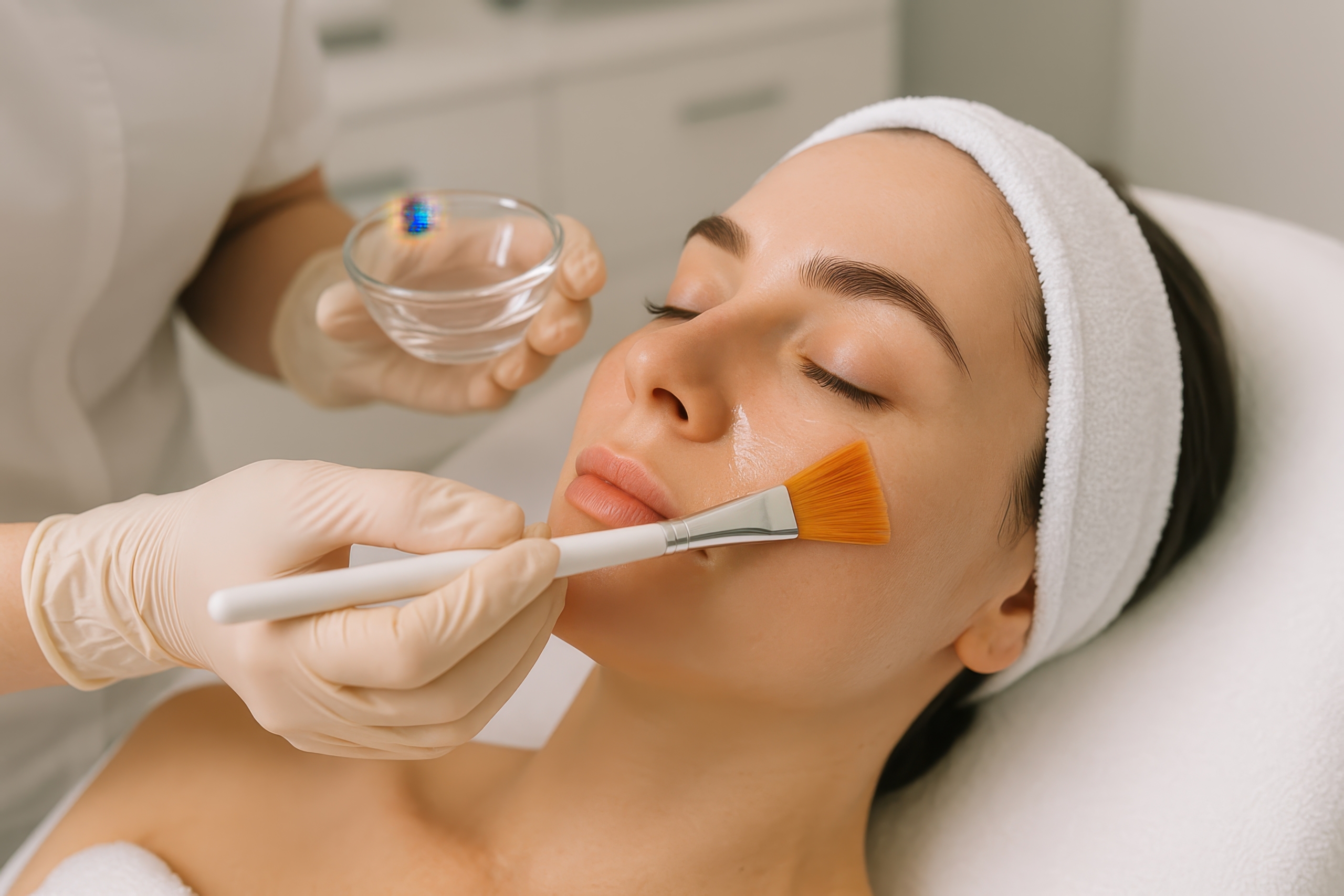 Fonctionnement d’un peeling chimique